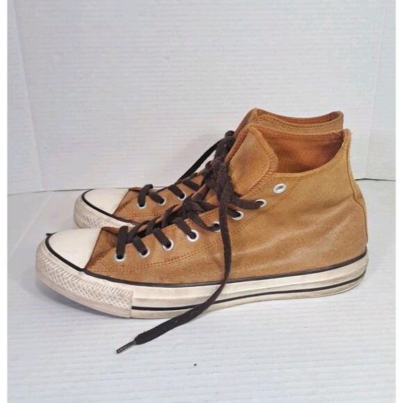 Converse Chuck Taylor All Star Hi Auburn Leather 144761C Men’s 12 Women’s 14 - Picture 3 of 11